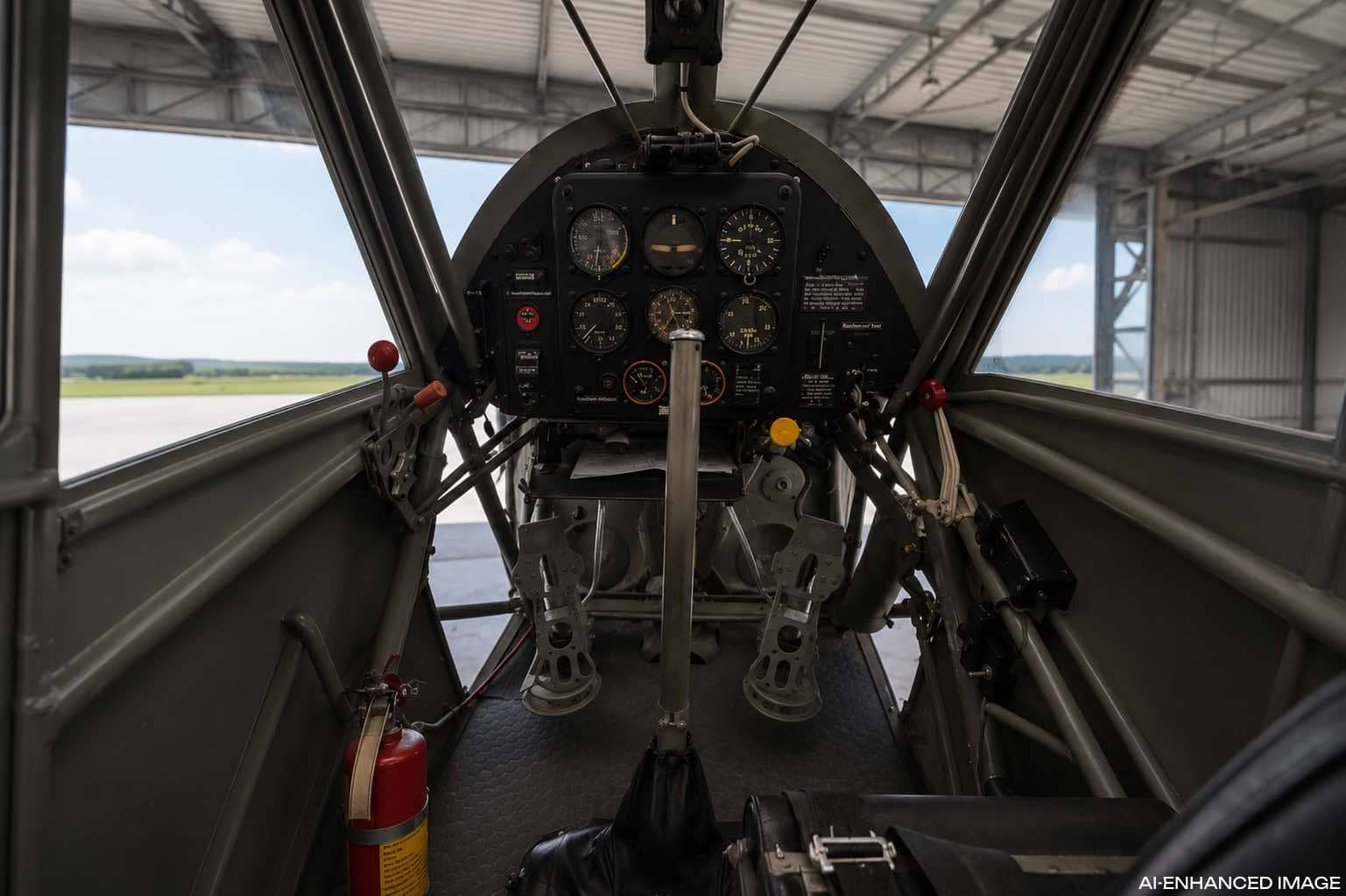 1943 Fieseler Fi 156 Storch — Fieseler Flugzeugbau GmbH — Interior — photo 9