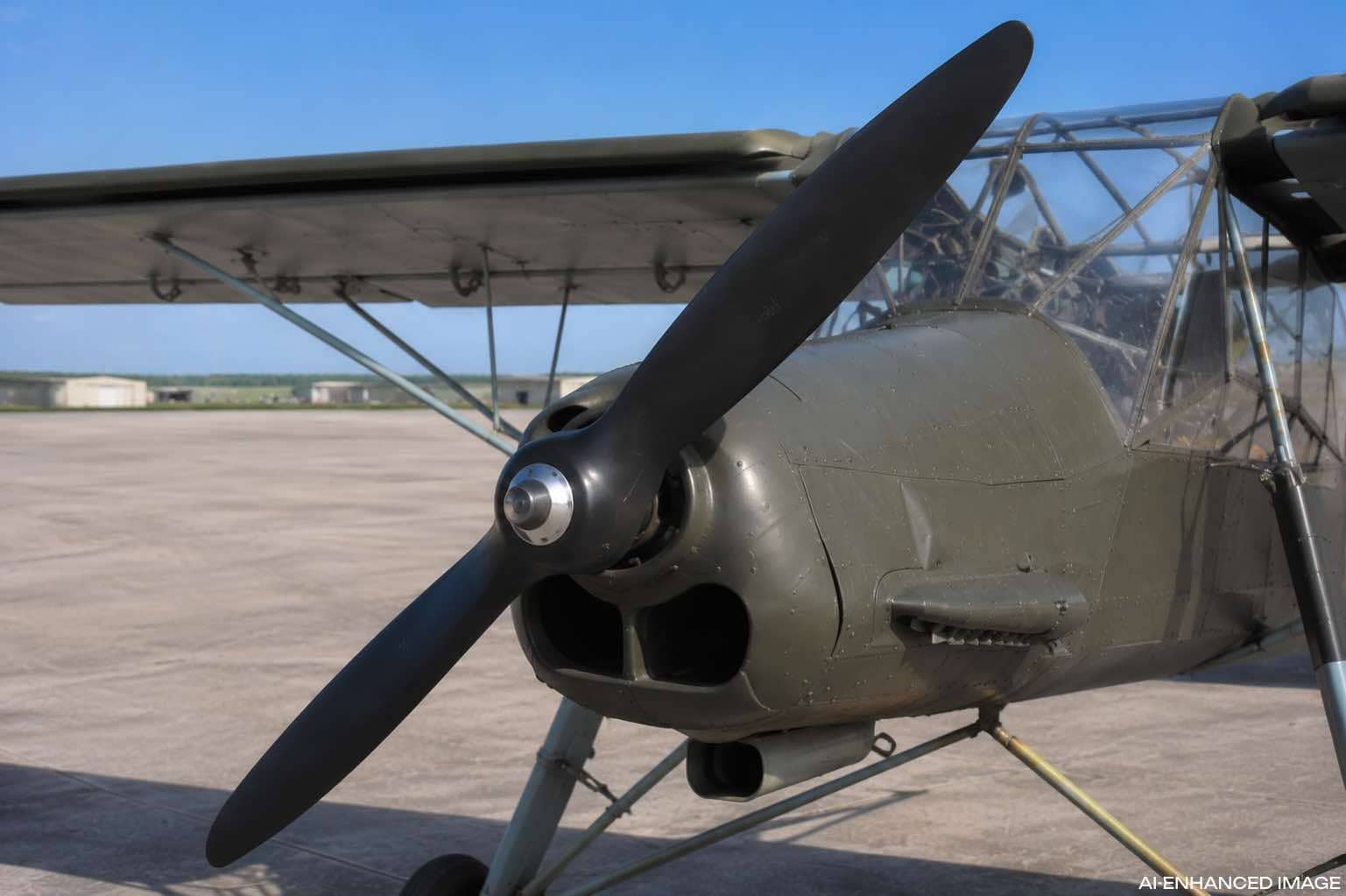 1943 Fieseler Fi 156 Storch — Fieseler Flugzeugbau GmbH — Mechanical — photo 8