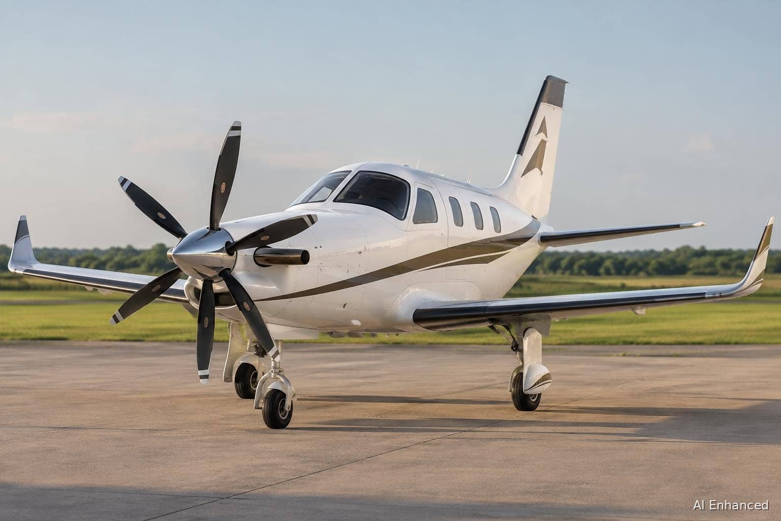Illustration of a Daher TBM 940 aircraft: cockpit.
