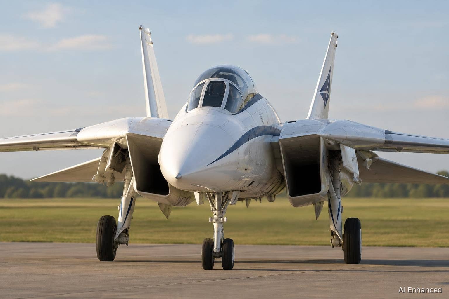 Illustration of a Grumman F-14 Tomcat aircraft: cockpit.