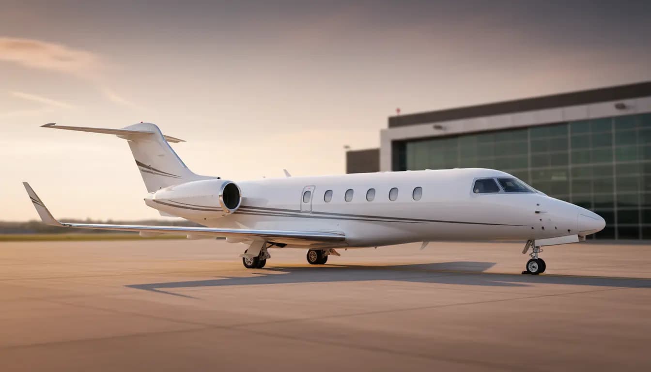 General aviation aircraft on ramp alongside documents prepared for pre-purchase review