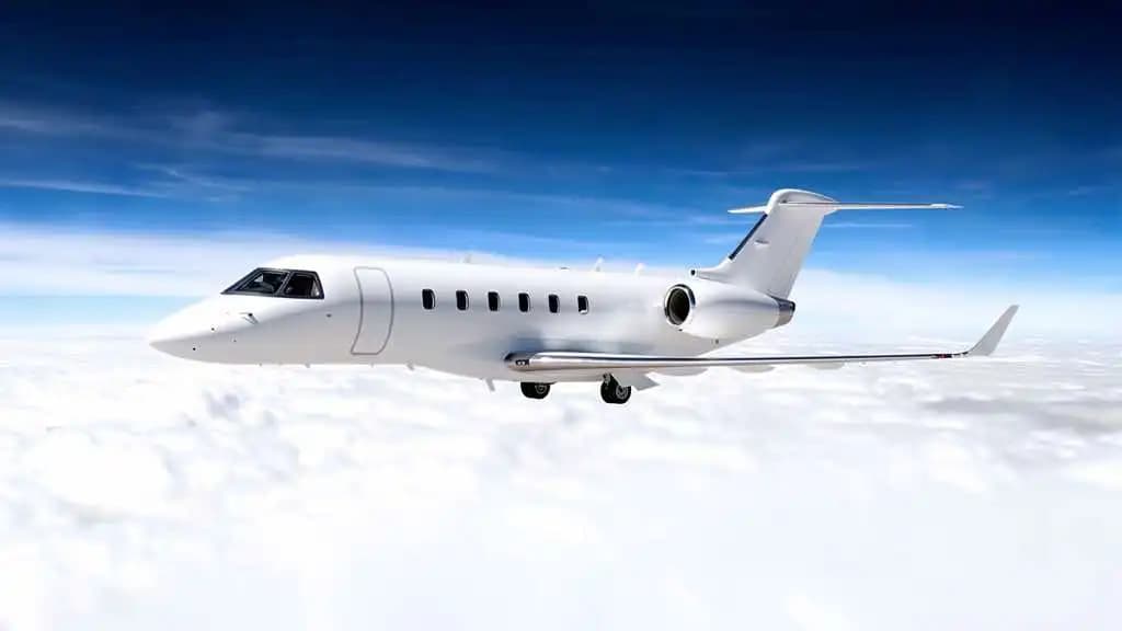 Cessna Citation Longitude in flight above cloud layer demonstrating high altitude cruise capability