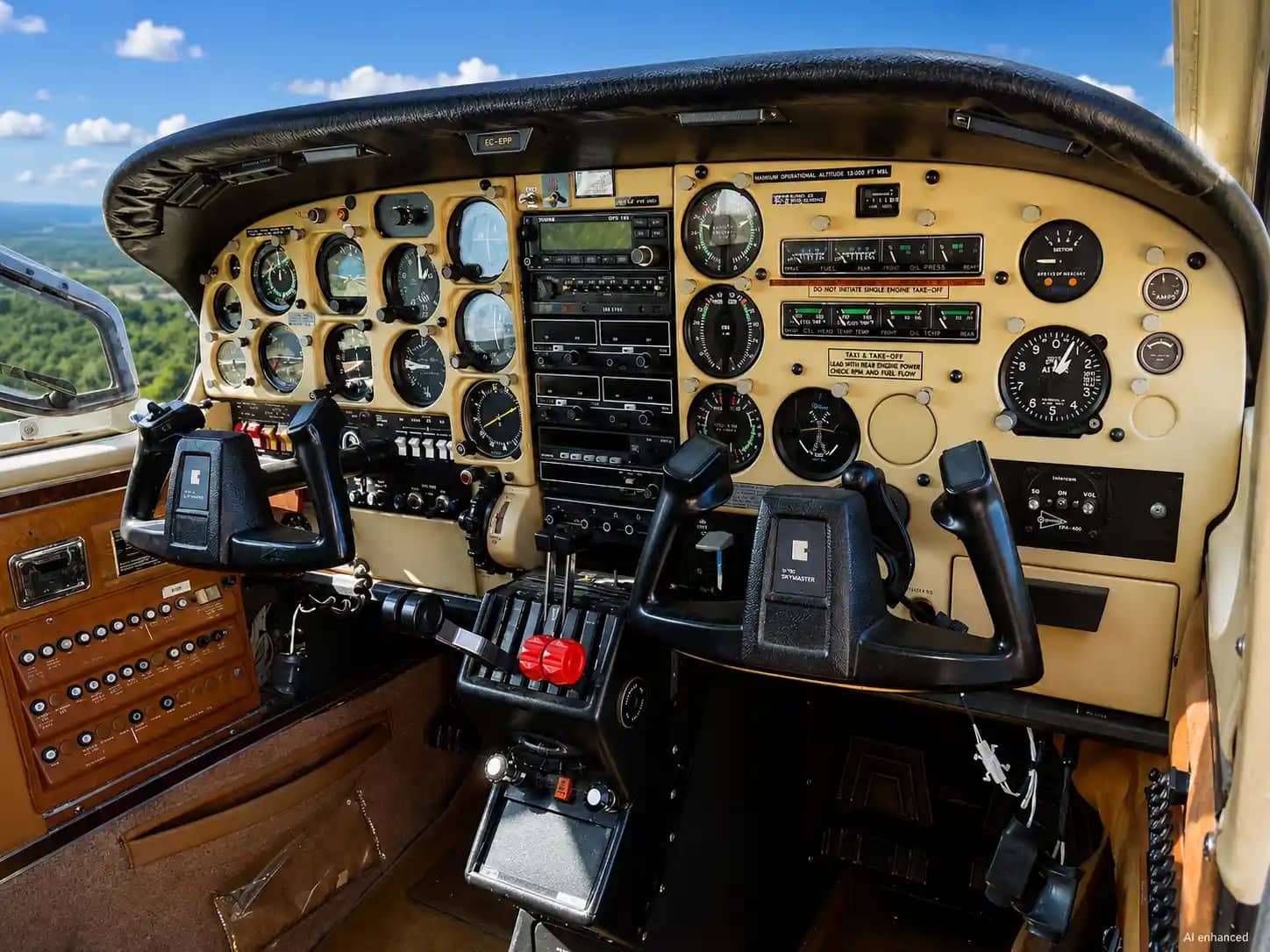 Cessna 337D Skymaster — Cessna — Interior — photo 8