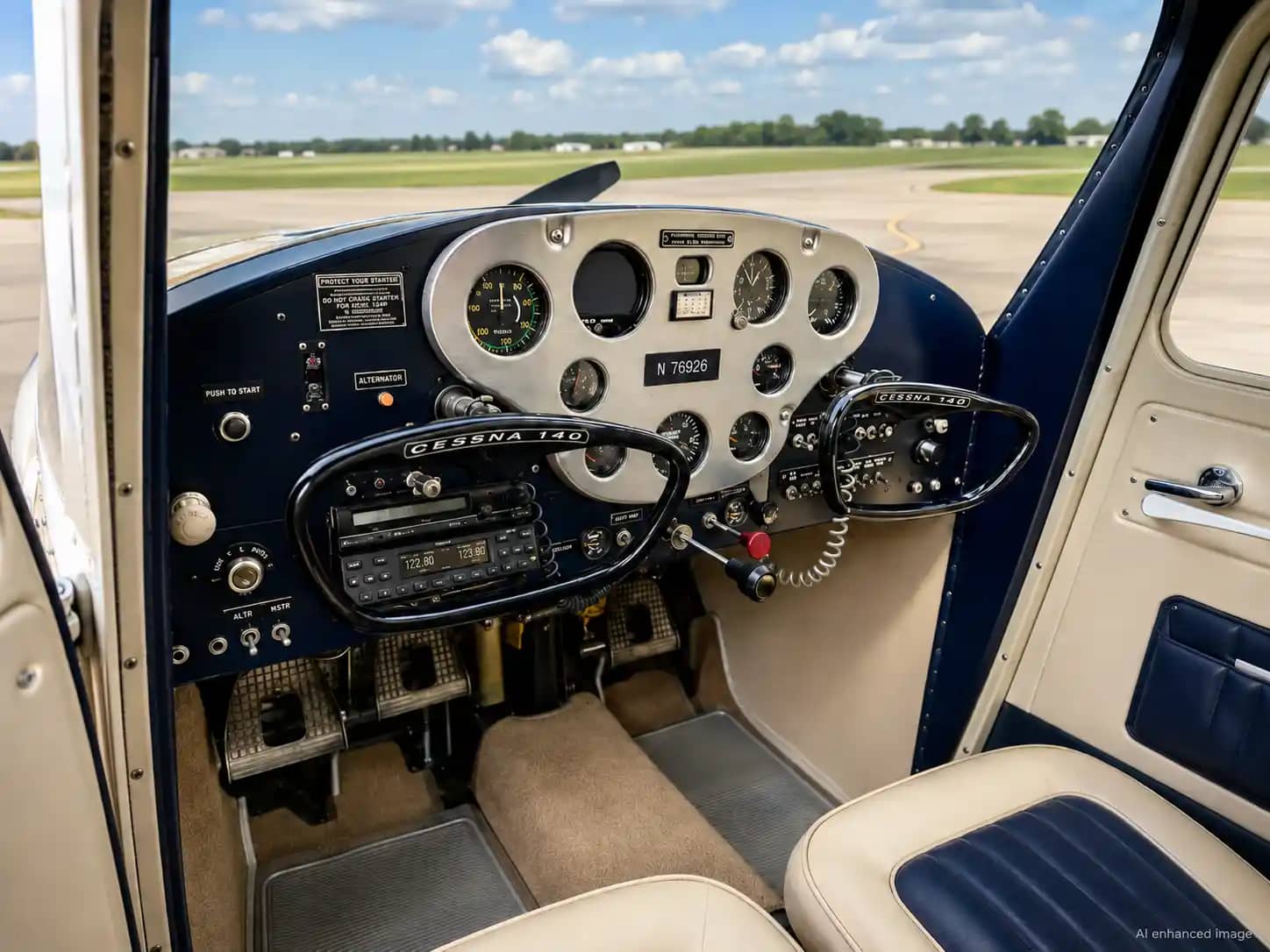 1946 Cessna 140 — Cessna — Interior — photo 6