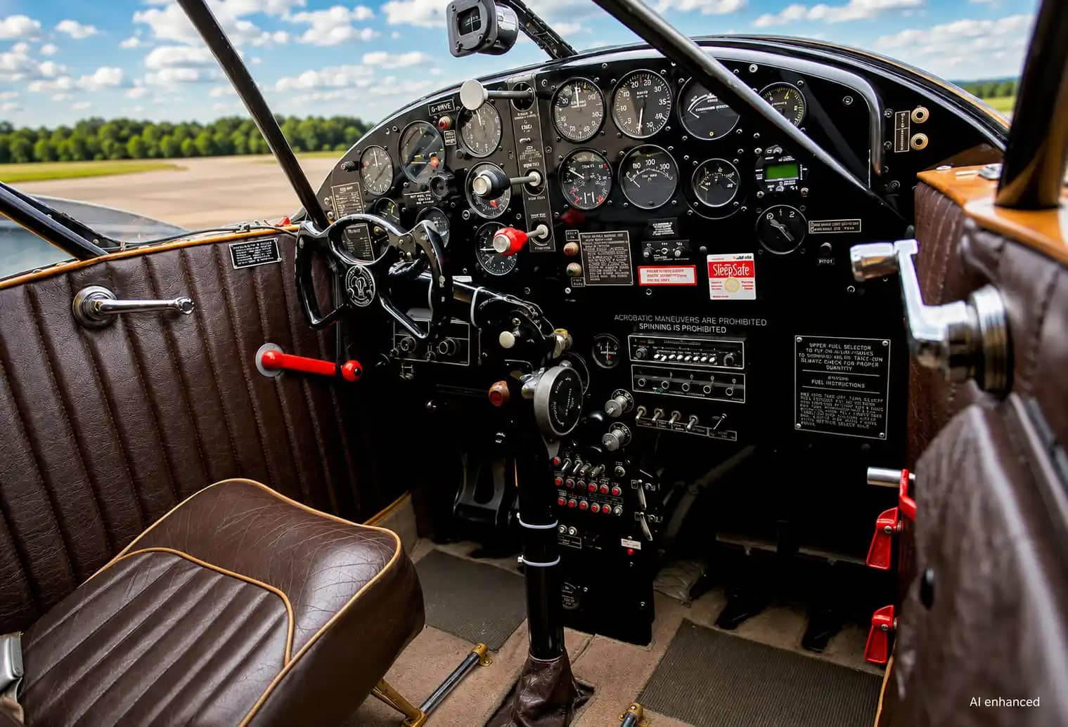 Beechcraft D17S Staggerwing — Beechcraft — Interior — photo 8
