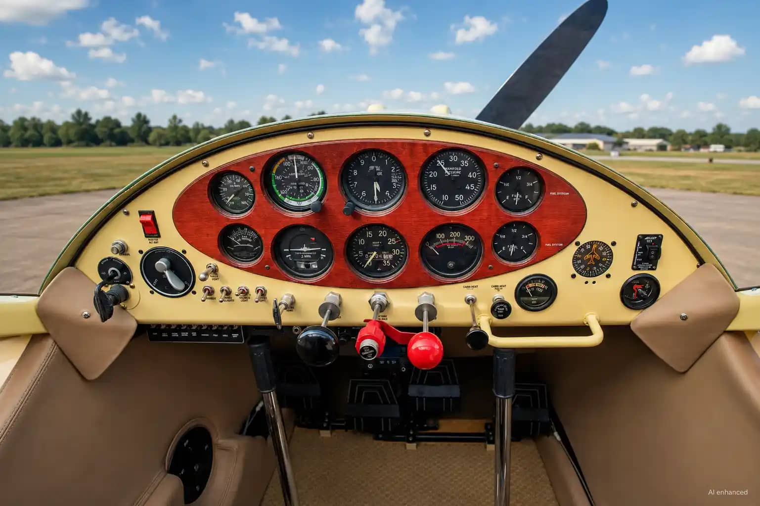 Cessna C-165 Airmaster — Cessna — Interior — photo 8