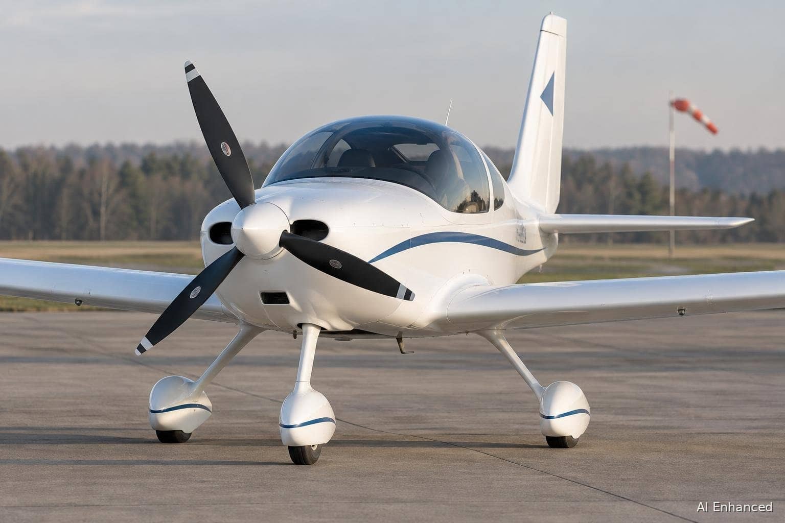 Illustration of a JMB VL3 Evolution aircraft.