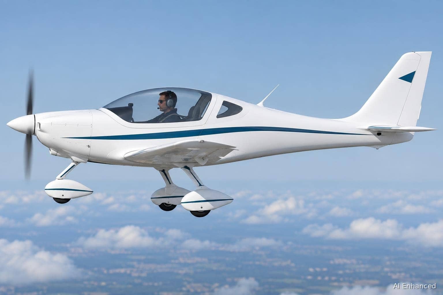 Illustration of a JMB VL3 Evolution aircraft.