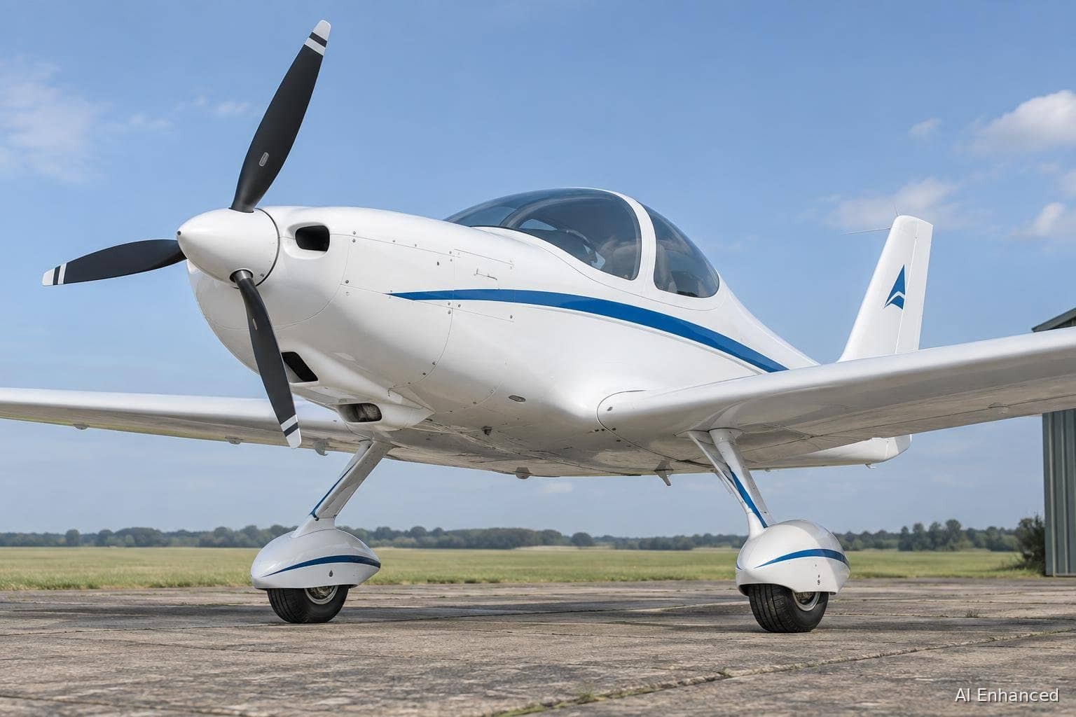 Illustration of a JMB VL3 Evolution aircraft.