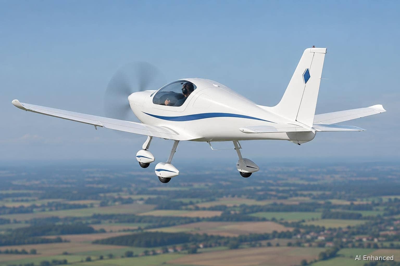 Illustration of a JMB VL3 Evolution aircraft.