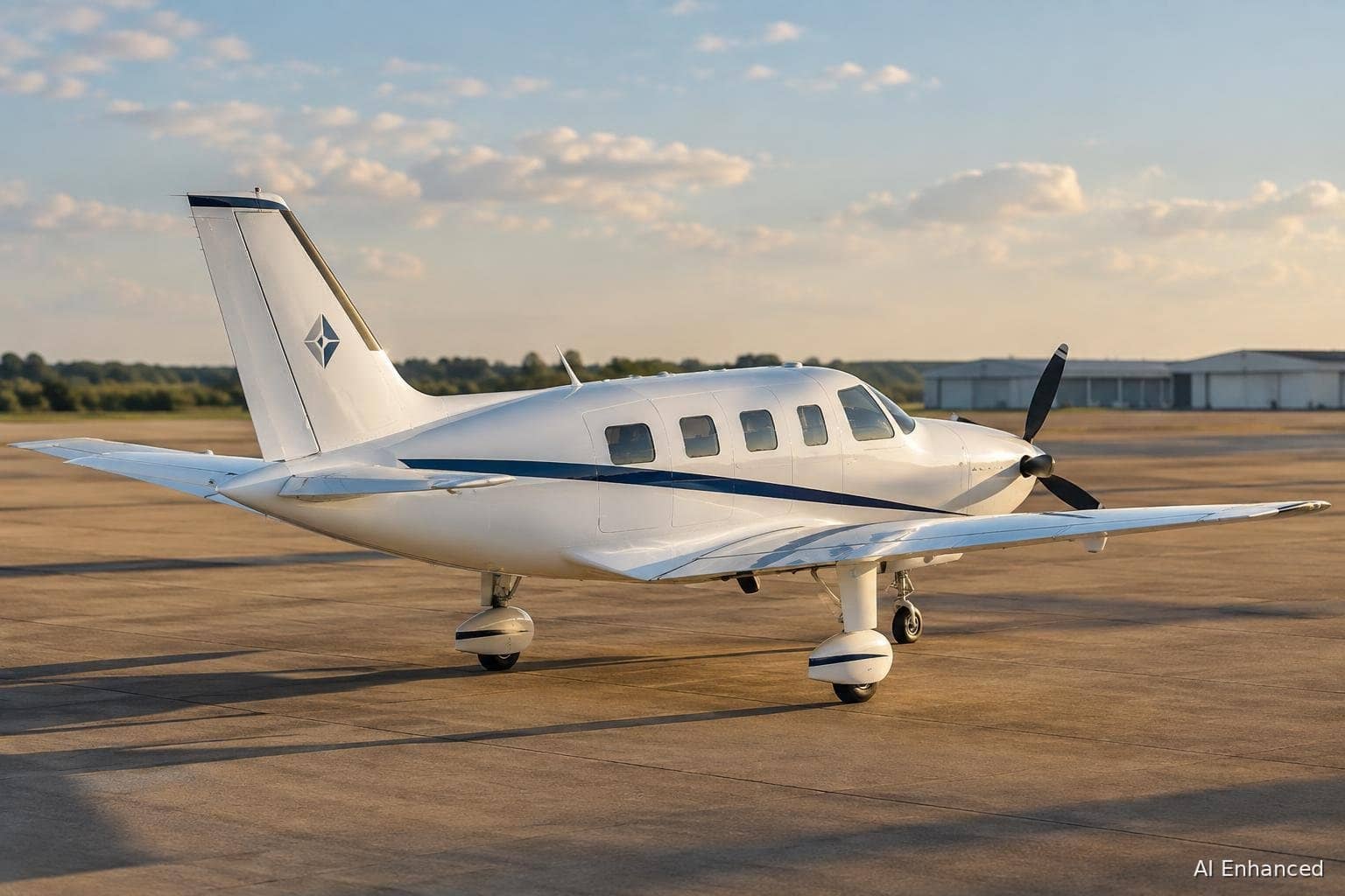Illustration of a Piper M600 / M600 SLS aircraft: rear-left quarter.