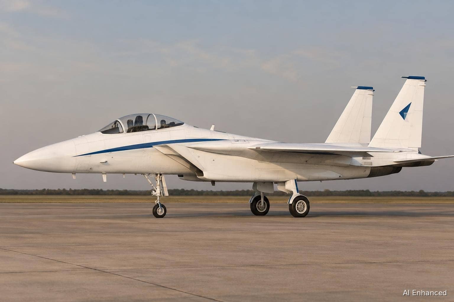 Illustration of a McDonnell Douglas F-15 Eagle aircraft: cockpit.