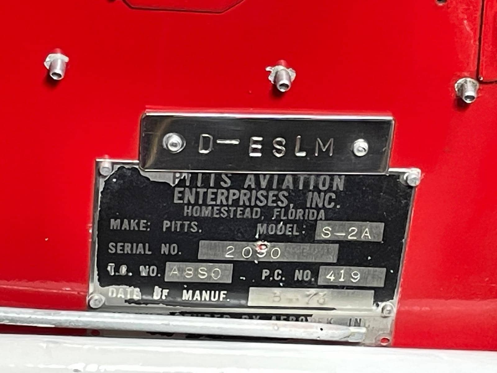 Exceptional 1973 Pitts S-2A — Pitts — Mechanical — photo 10