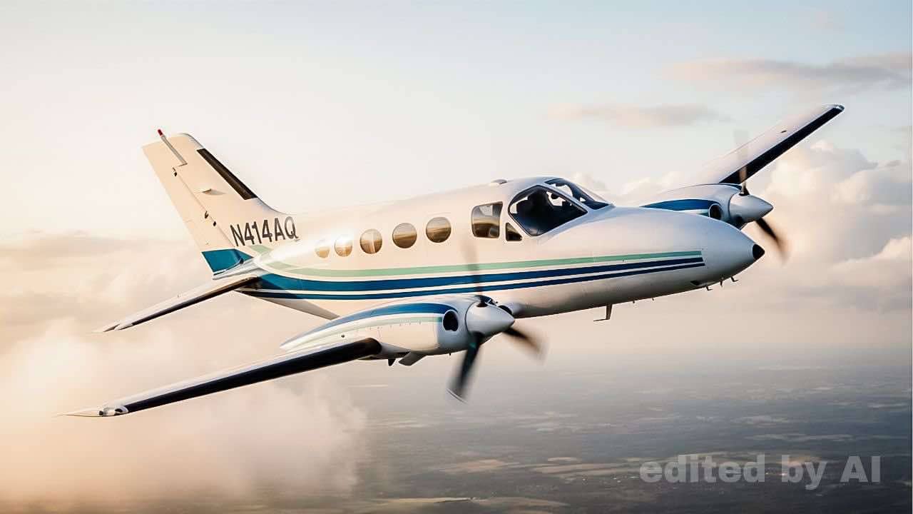 Impressive 1974 Cessna 414 Twin — Cessna — Exterior — photo 2