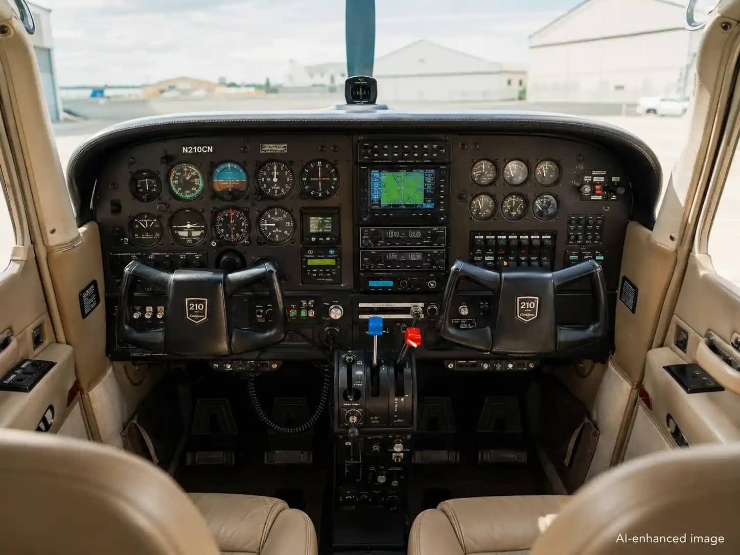Cessna 210N Centurion — Cessna — Interior — photo 6