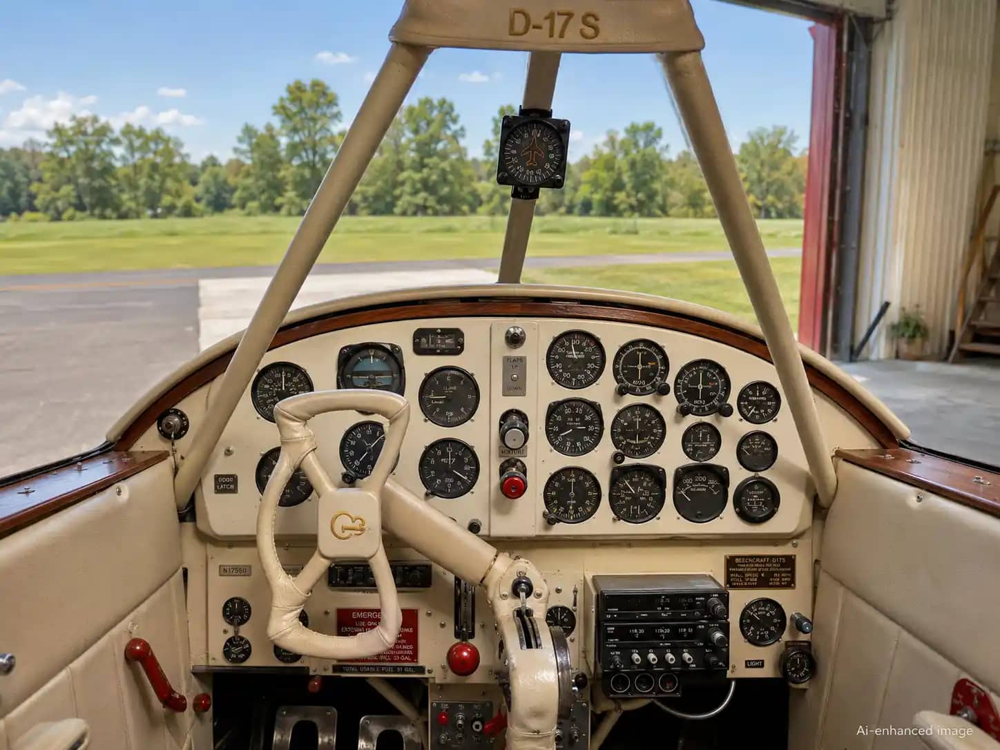 1944 Beechcraft D17S Staggerwing — Beechcraft — Interior — photo 5