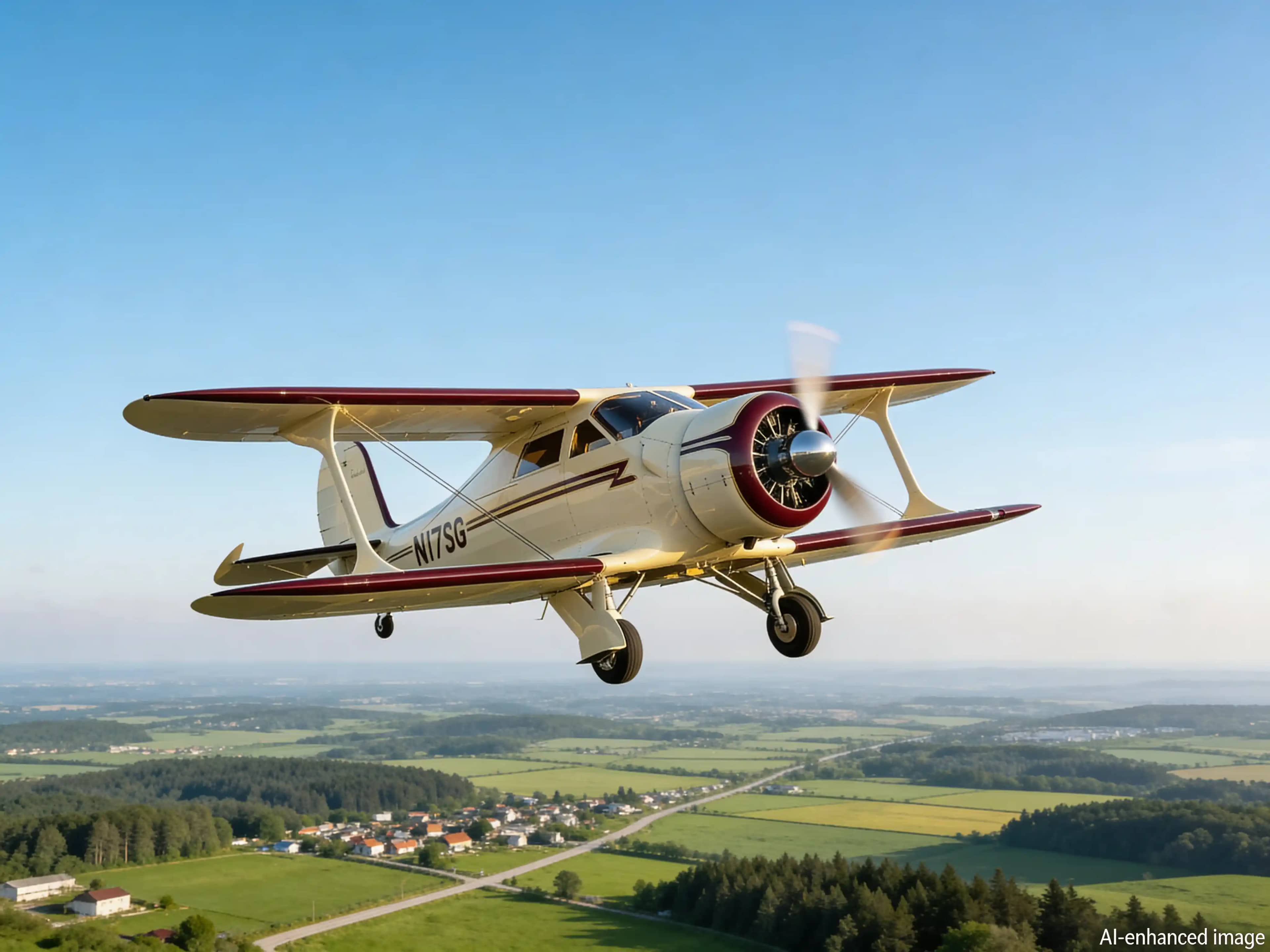 1944 Beechcraft D17S Staggerwing — Beechcraft — Exterior — photo 1
